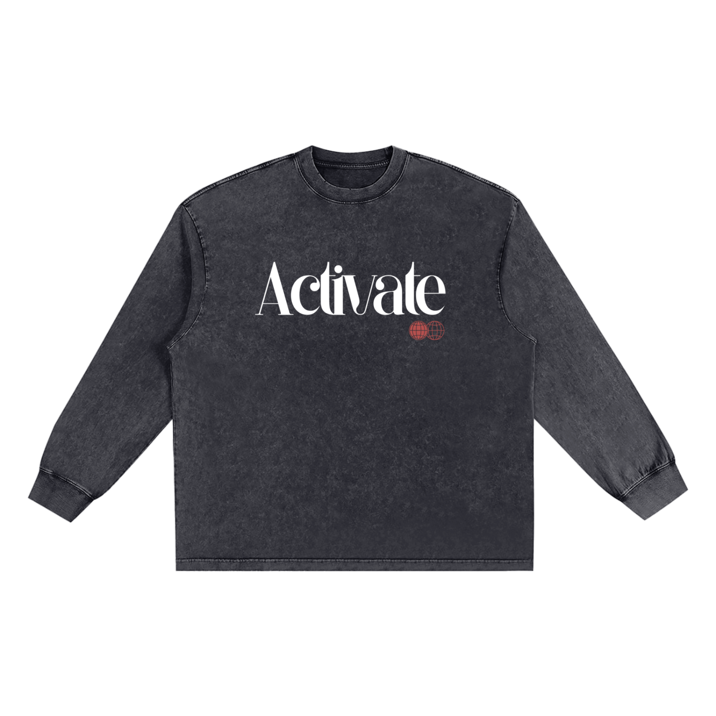 Snow Washed Frayed Edge T-Shirt