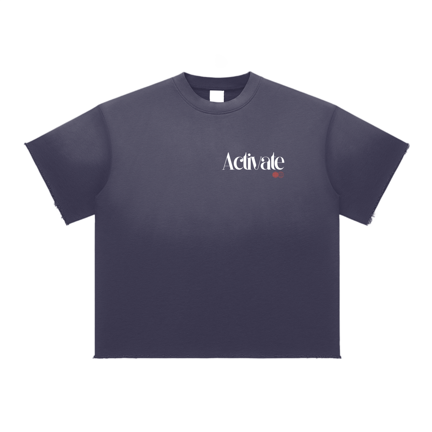 Sun Fade Raw Edge T-Shirt