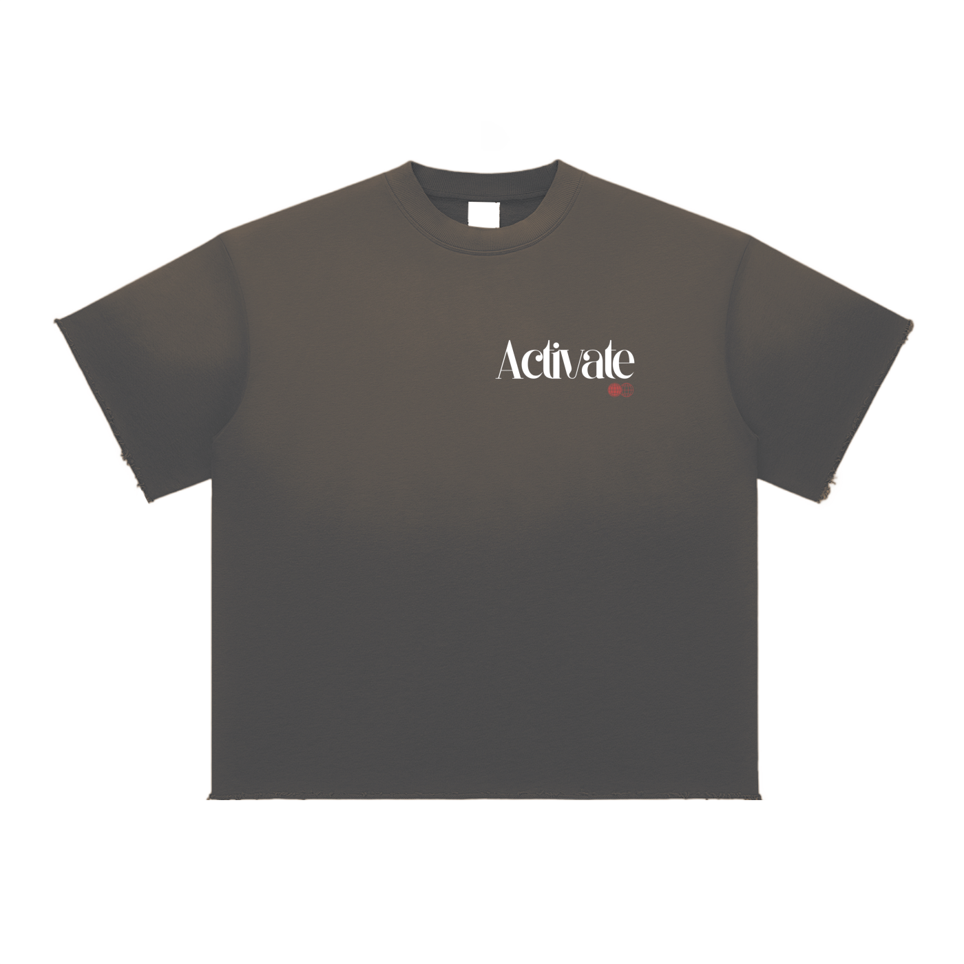 Sun Fade Raw Edge T-Shirt