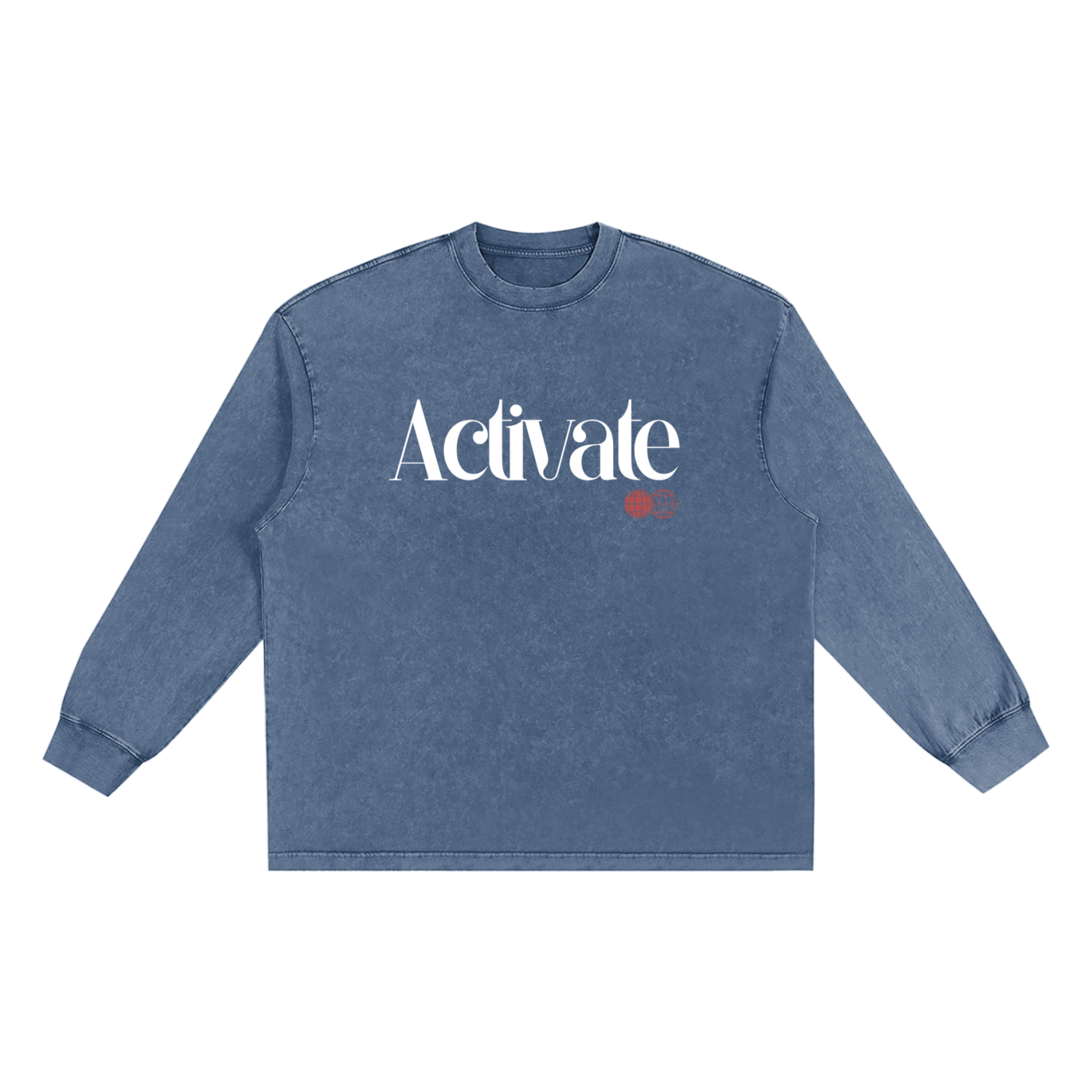 Snow Washed Frayed Edge T-Shirt