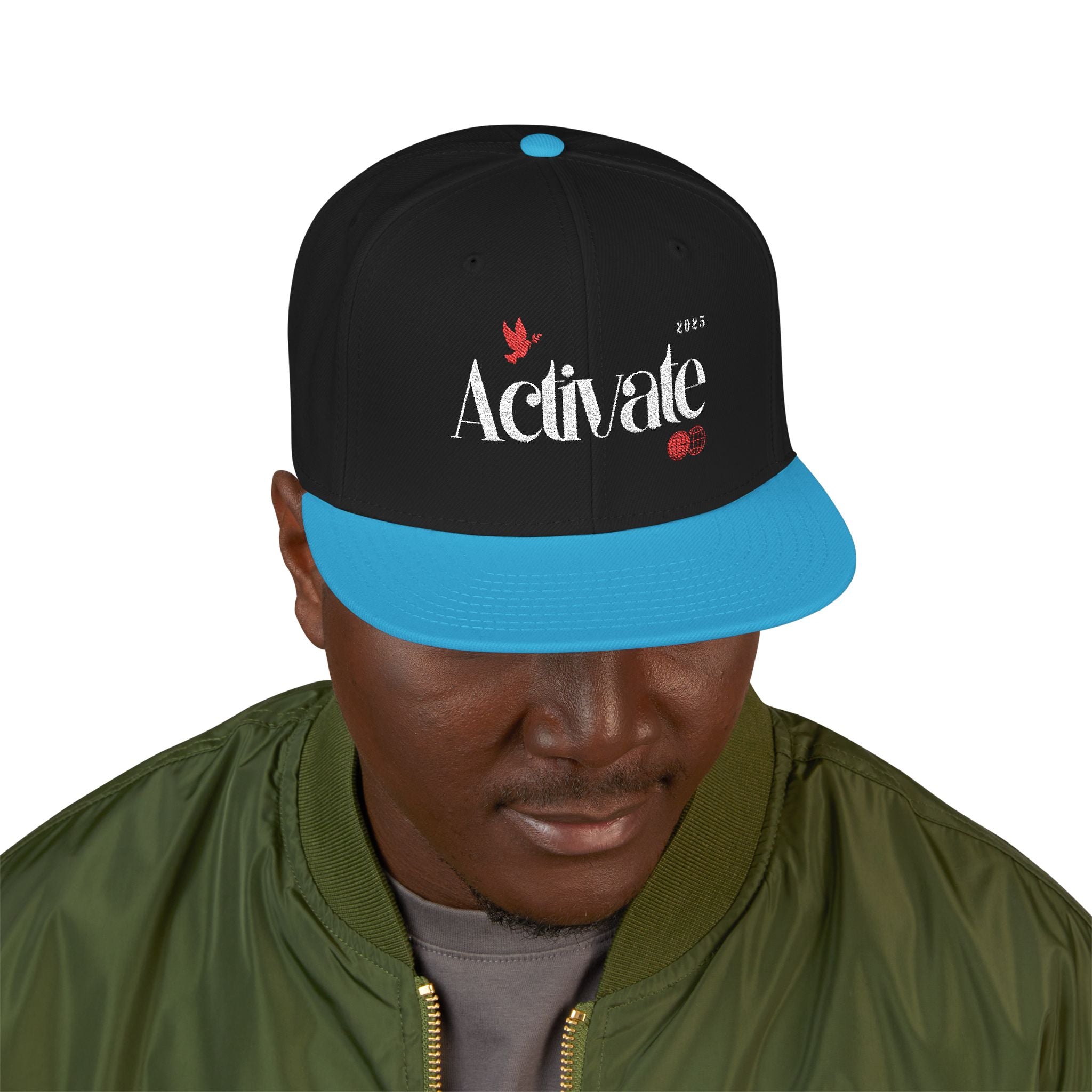Trendy Embroidered Snapback Cap, Perfect for Casual Wear, Street Style, Gifts for Him/Her, Birthday Cap, Fashion Accessory