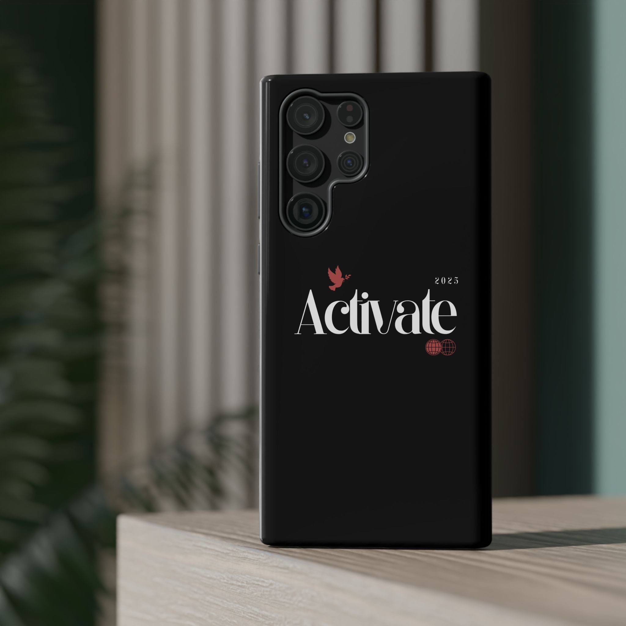 Stylish Impact-Resistant Phone Case - Activate Design, Modern Phone Accessories, Durable Cell Case, Gift for Tech Lovers, Trendy Phone Gear