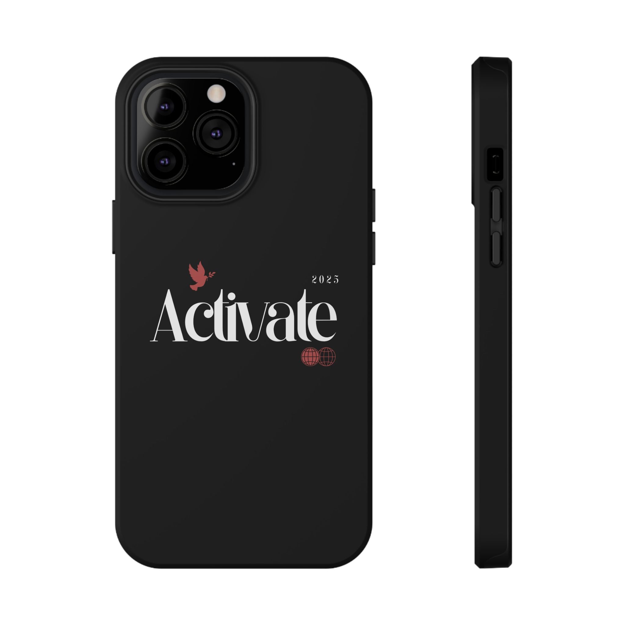 Stylish Impact-Resistant Phone Case - Activate Design, Modern Phone Accessories, Durable Cell Case, Gift for Tech Lovers, Trendy Phone Gear