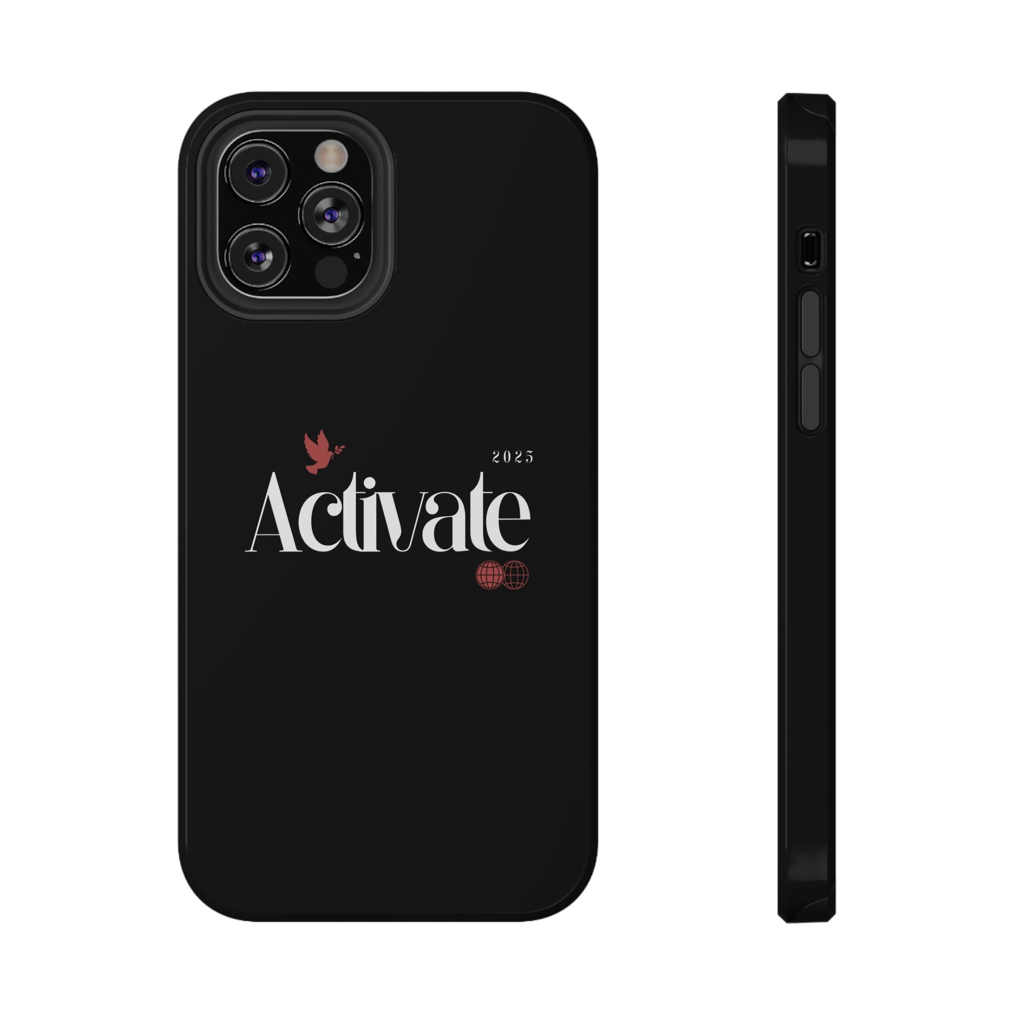 Stylish Impact-Resistant Phone Case - Activate Design, Modern Phone Accessories, Durable Cell Case, Gift for Tech Lovers, Trendy Phone Gear