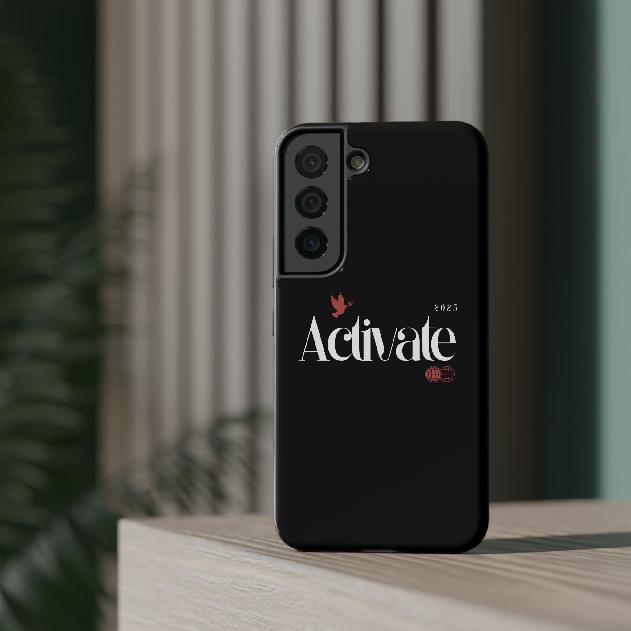 Stylish Impact-Resistant Phone Case - Activate Design, Modern Phone Accessories, Durable Cell Case, Gift for Tech Lovers, Trendy Phone Gear