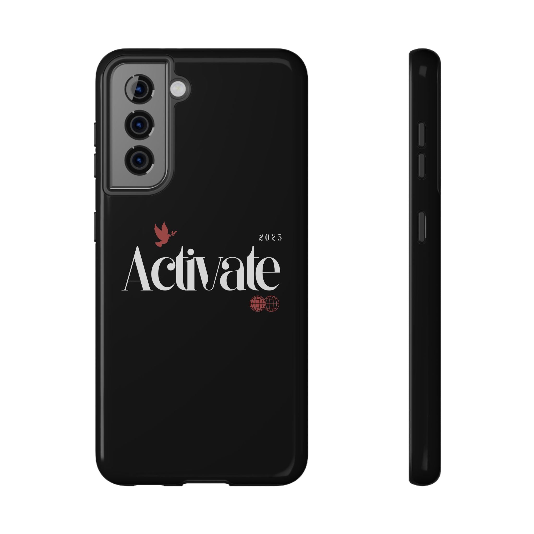 Stylish Impact-Resistant Phone Case - Activate Design, Modern Phone Accessories, Durable Cell Case, Gift for Tech Lovers, Trendy Phone Gear