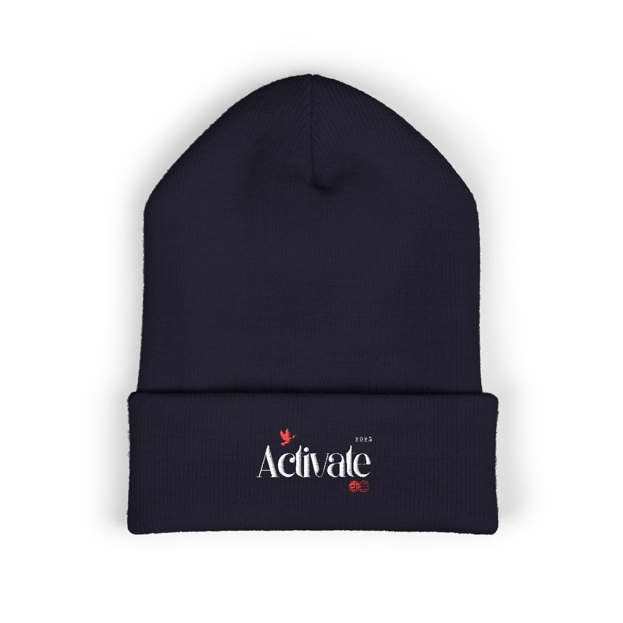 Classic Cuffed Beanie - Cozy Embroidered Beanie for Winter, Gift for Him/Her, Casual Style, Outdoor Adventures, Fashion Accessory