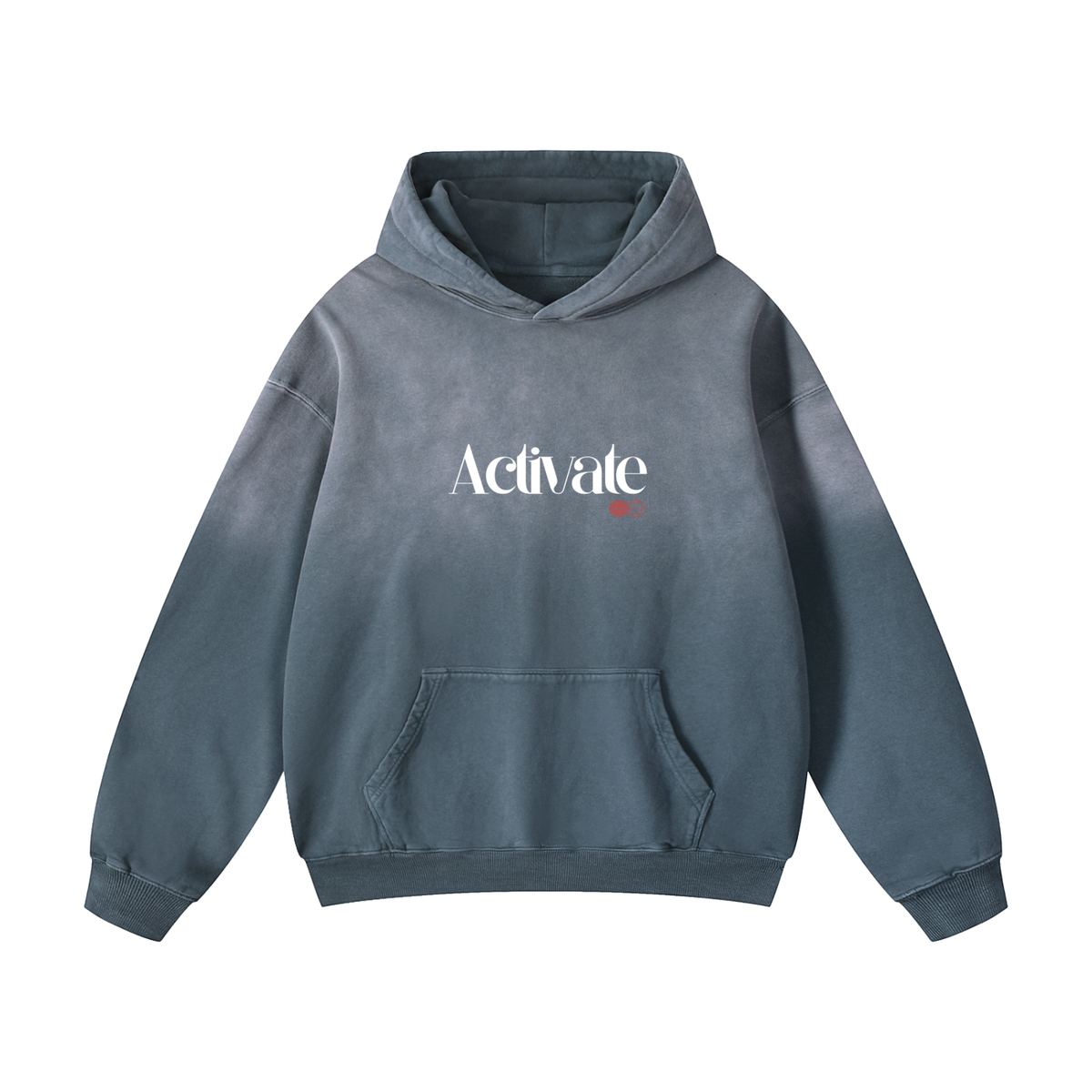 Activate Oversized Hoodie (Jeans Blue, Black, Gray Blue)