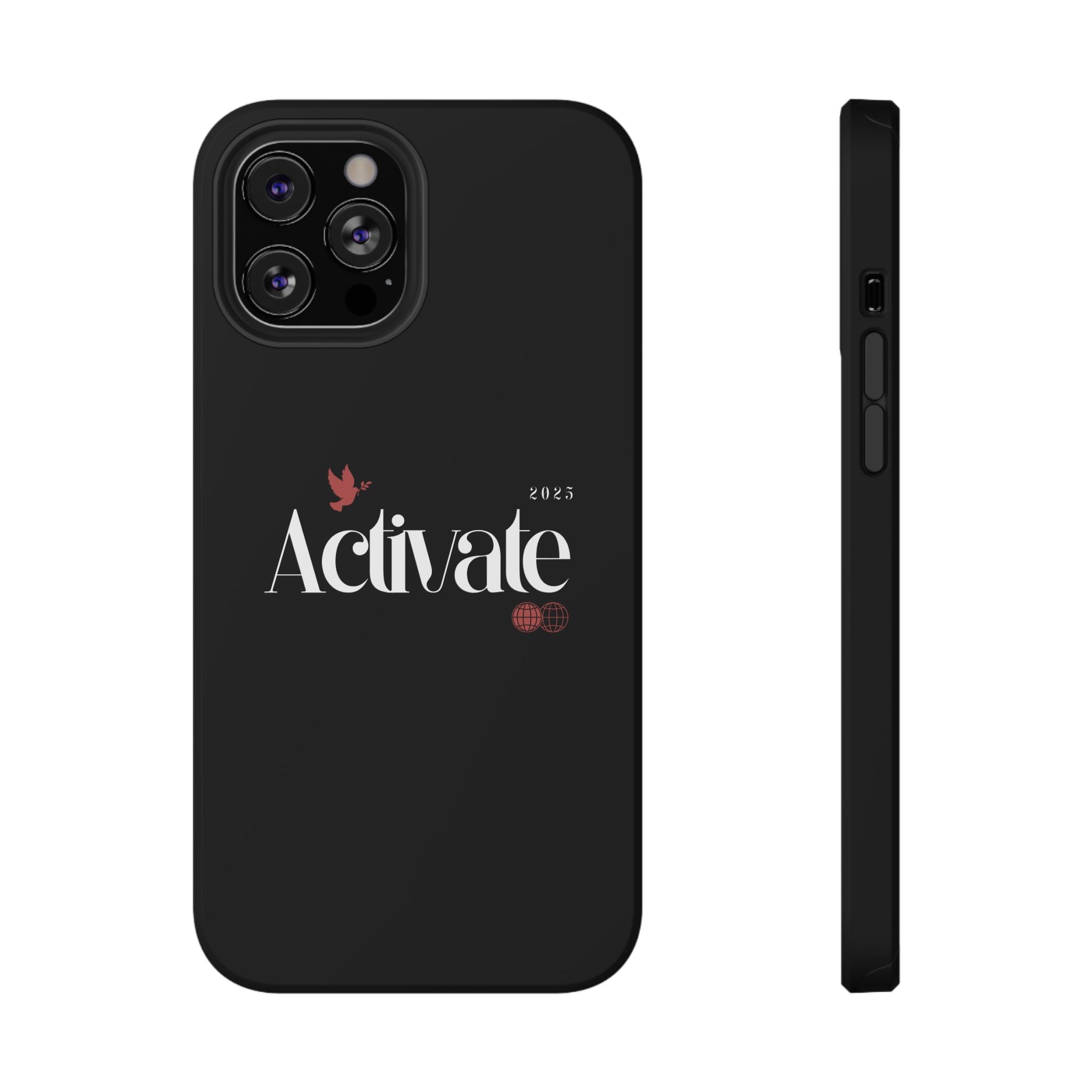 Stylish Impact-Resistant Phone Case - Activate Design, Modern Phone Accessories, Durable Cell Case, Gift for Tech Lovers, Trendy Phone Gear