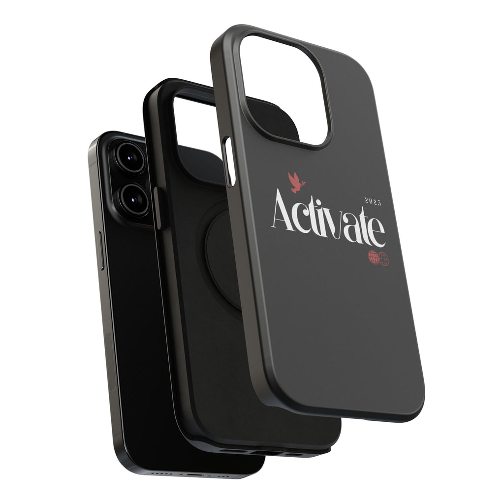 Stylish Impact-Resistant Phone Case - Activate Design, Modern Phone Accessories, Durable Cell Case, Gift for Tech Lovers, Trendy Phone Gear