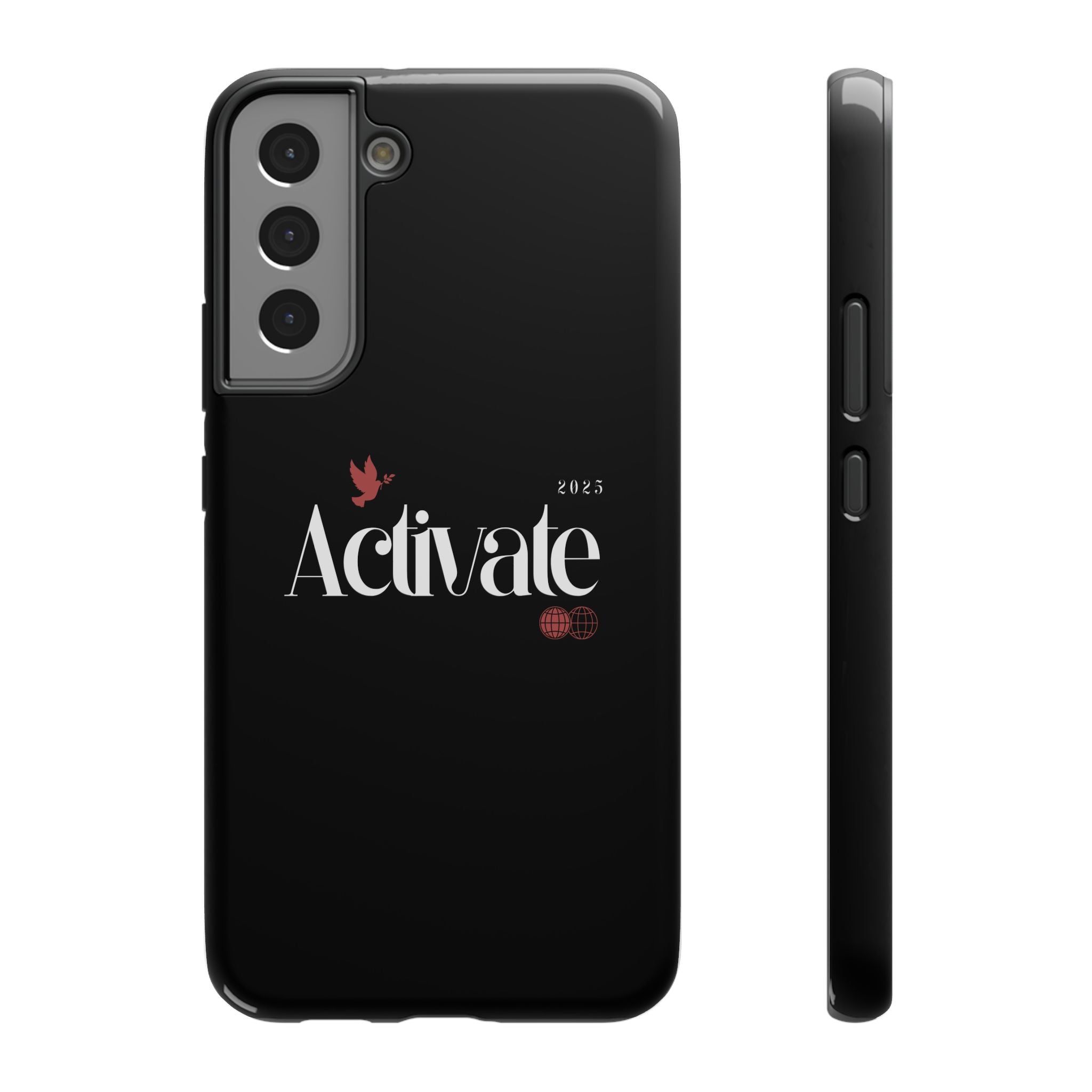 Stylish Impact-Resistant Phone Case - Activate Design, Modern Phone Accessories, Durable Cell Case, Gift for Tech Lovers, Trendy Phone Gear