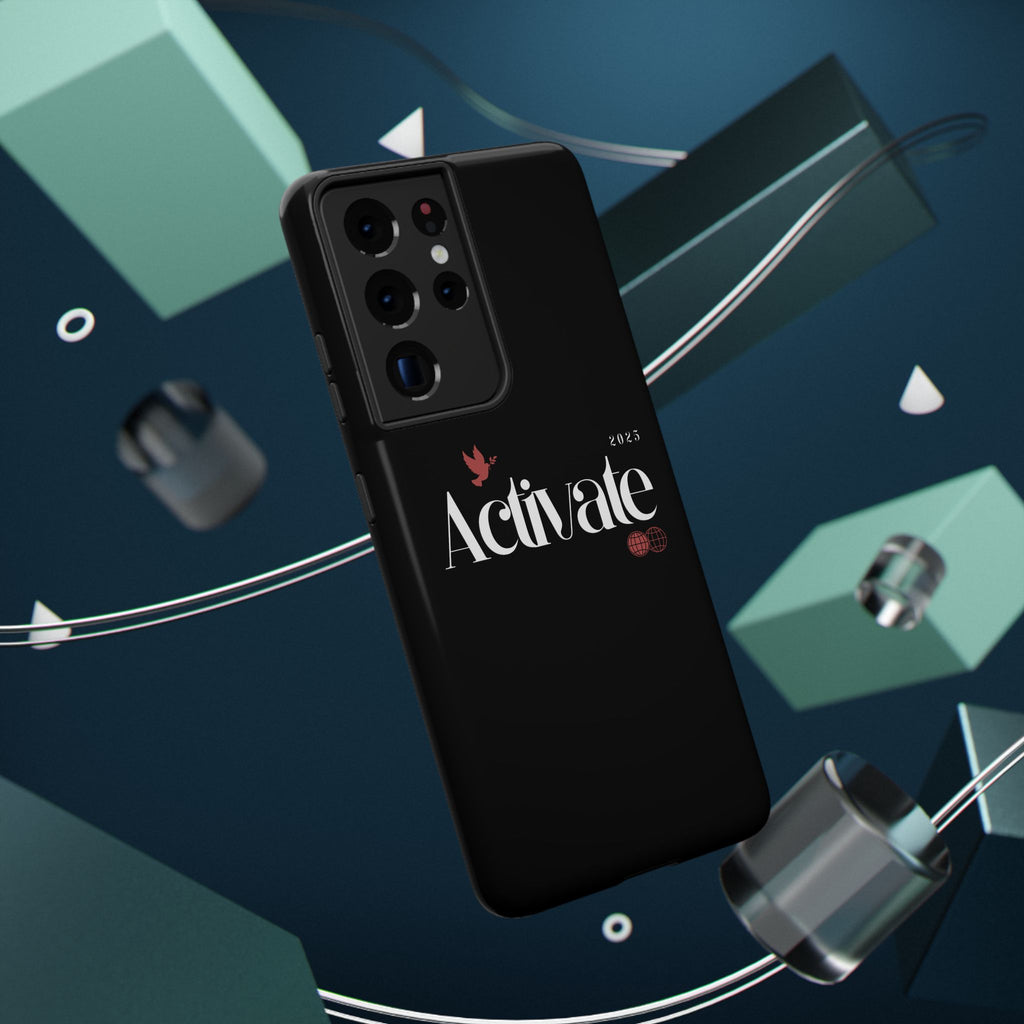 Stylish Impact-Resistant Phone Case - Activate Design, Modern Phone Accessories, Durable Cell Case, Gift for Tech Lovers, Trendy Phone Gear