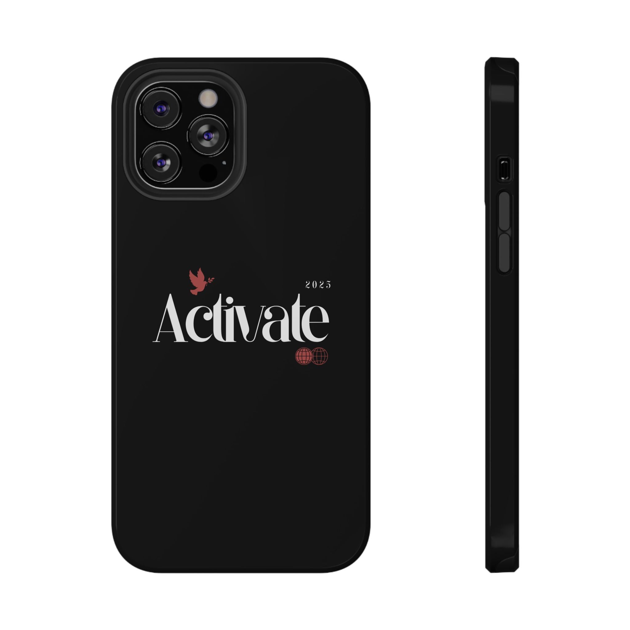 Stylish Impact-Resistant Phone Case - Activate Design, Modern Phone Accessories, Durable Cell Case, Gift for Tech Lovers, Trendy Phone Gear