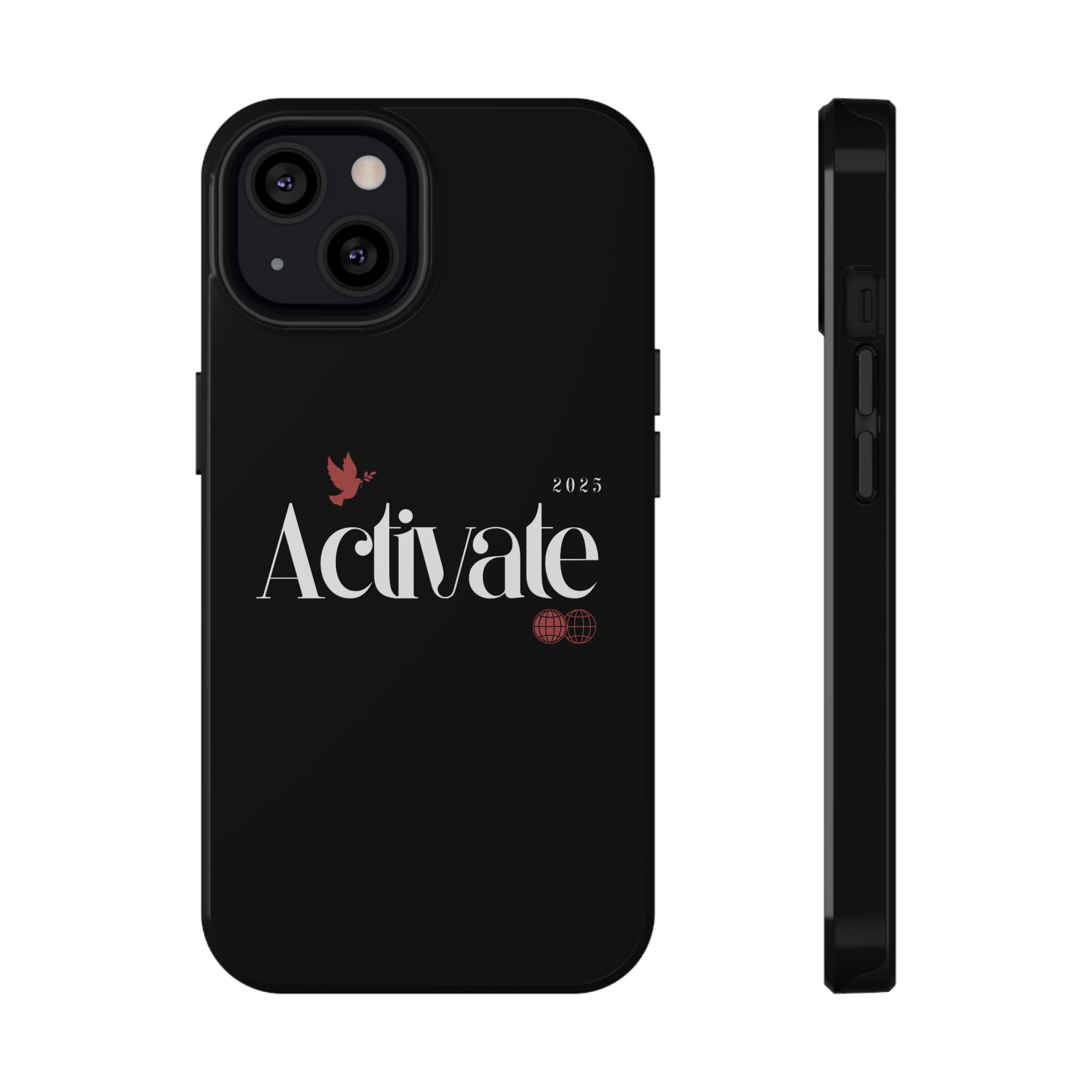Stylish Impact-Resistant Phone Case - Activate Design, Modern Phone Accessories, Durable Cell Case, Gift for Tech Lovers, Trendy Phone Gear