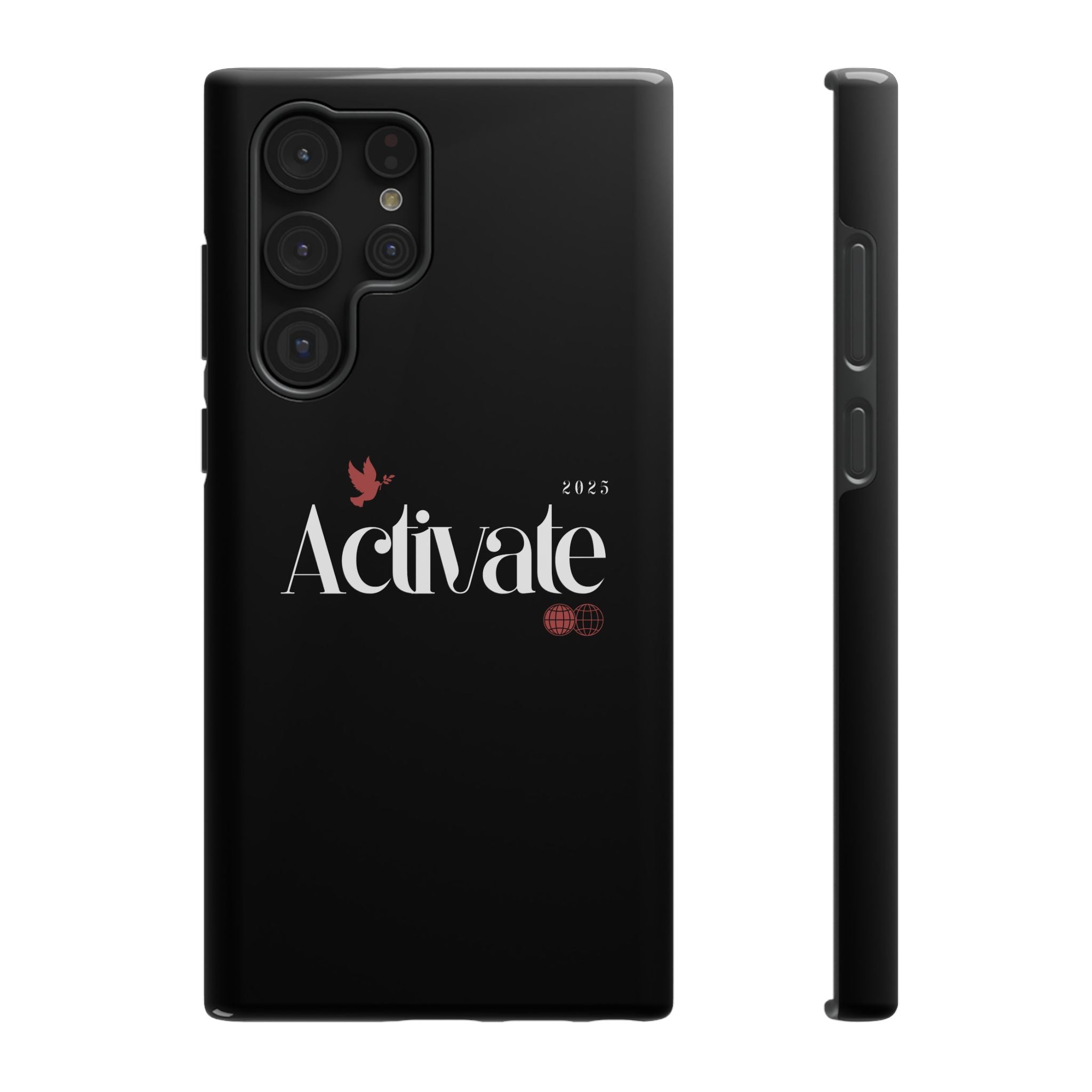 Stylish Impact-Resistant Phone Case - Activate Design, Modern Phone Accessories, Durable Cell Case, Gift for Tech Lovers, Trendy Phone Gear