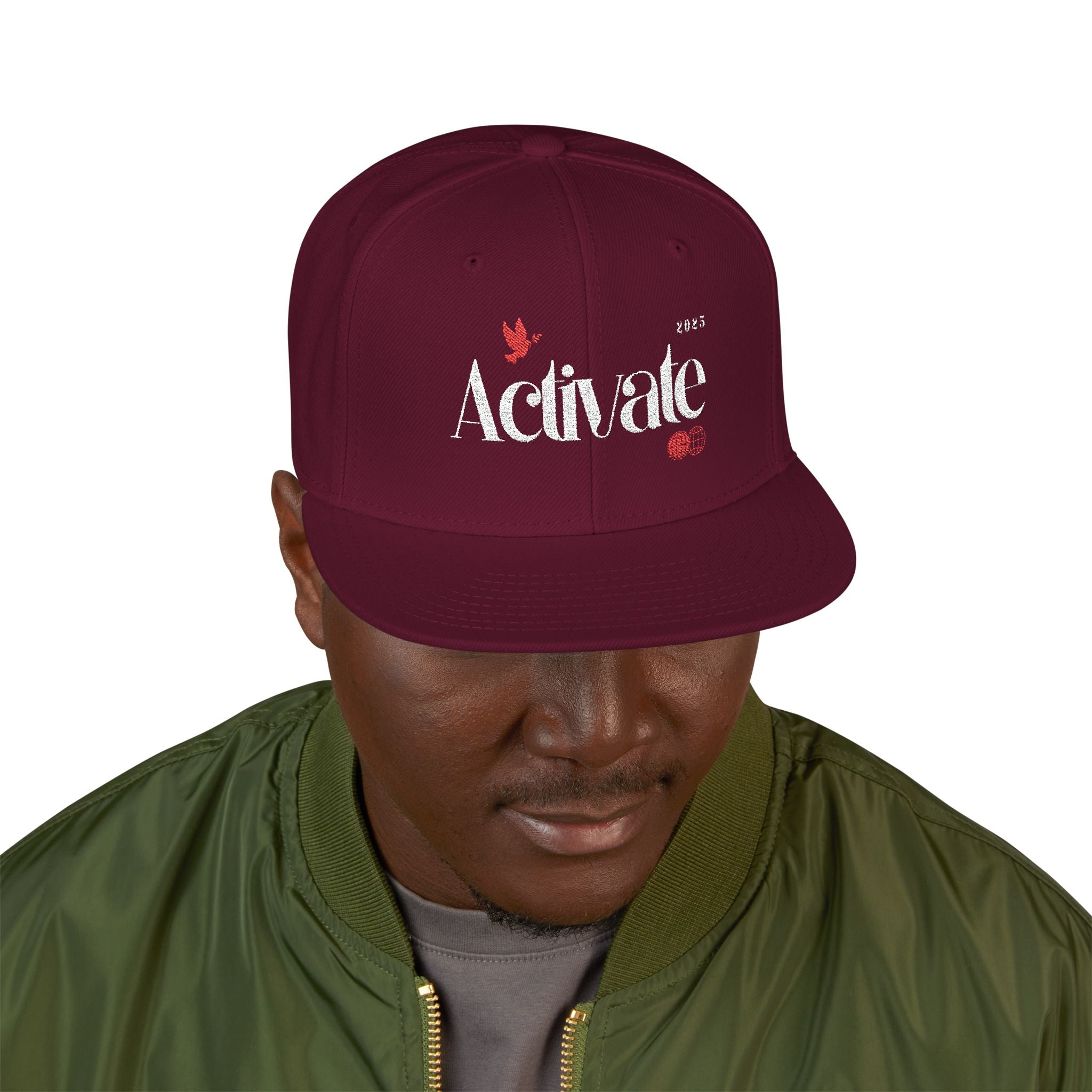 Trendy Embroidered Snapback Cap, Perfect for Casual Wear, Street Style, Gifts for Him/Her, Birthday Cap, Fashion Accessory