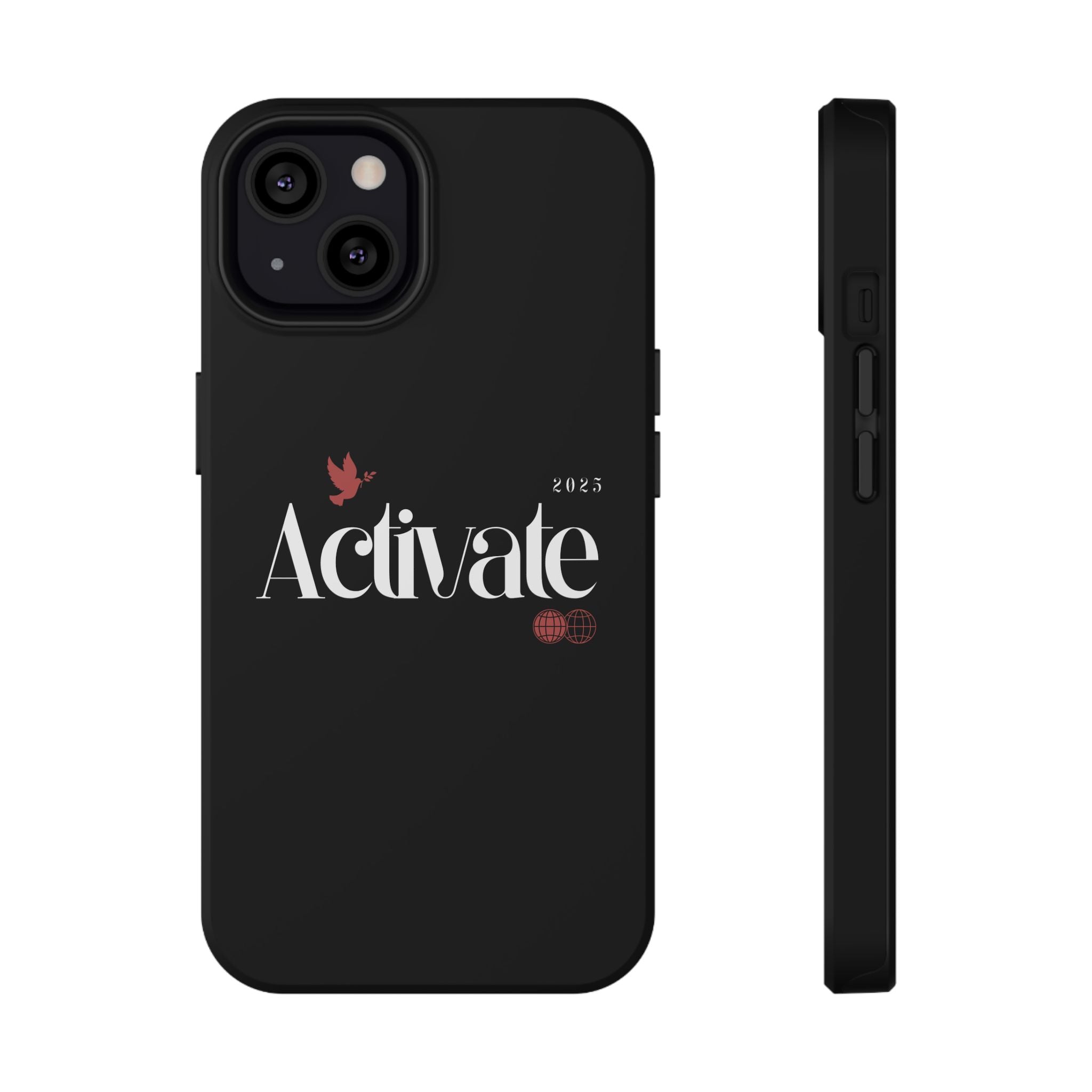 Stylish Impact-Resistant Phone Case - Activate Design, Modern Phone Accessories, Durable Cell Case, Gift for Tech Lovers, Trendy Phone Gear