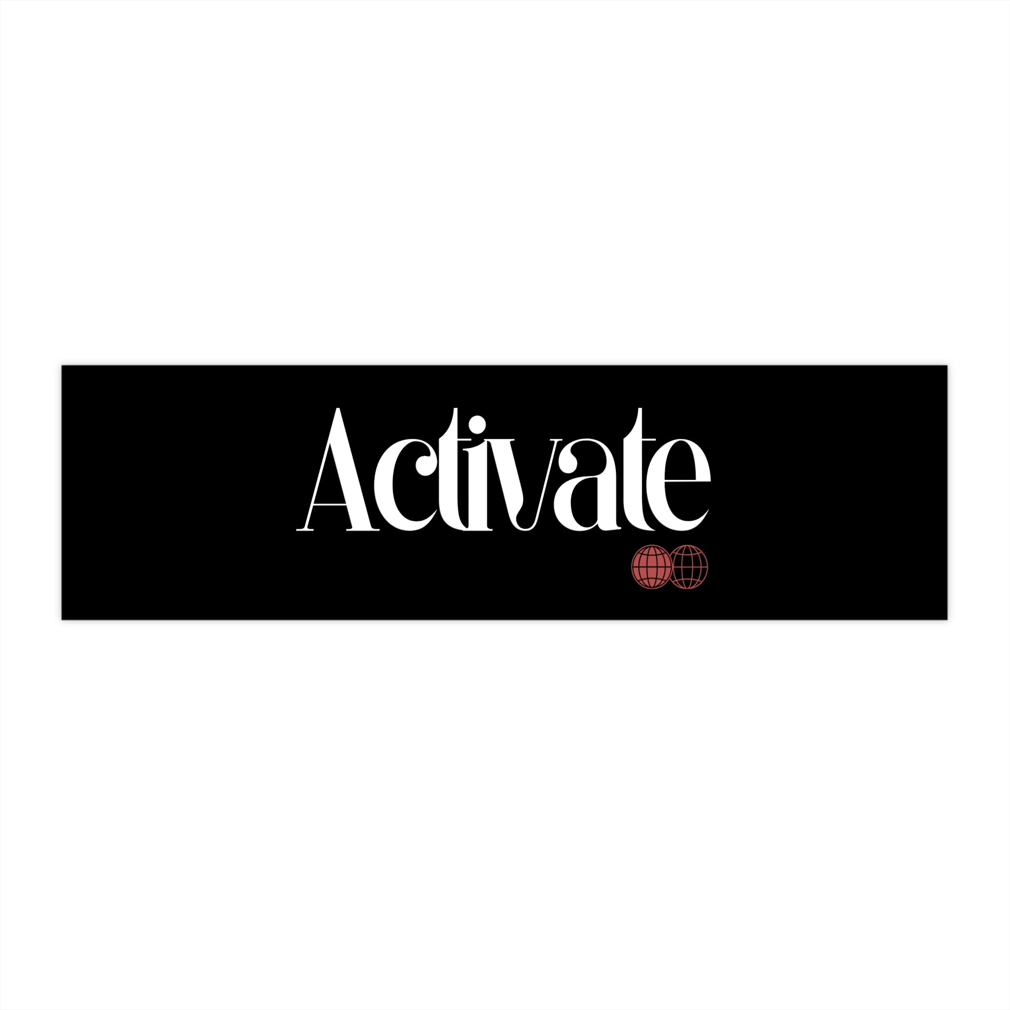 Bold Activate Bumper Sticker - Motivational Car Decal, Inspirational Gift, Road Trip Decor, Unique Gift for Adventurers, Vehicle Accessory