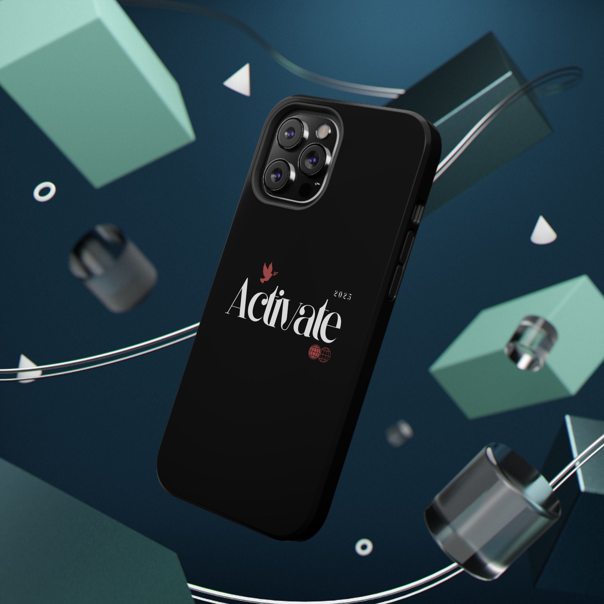 Stylish Impact-Resistant Phone Case - Activate Design, Modern Phone Accessories, Durable Cell Case, Gift for Tech Lovers, Trendy Phone Gear
