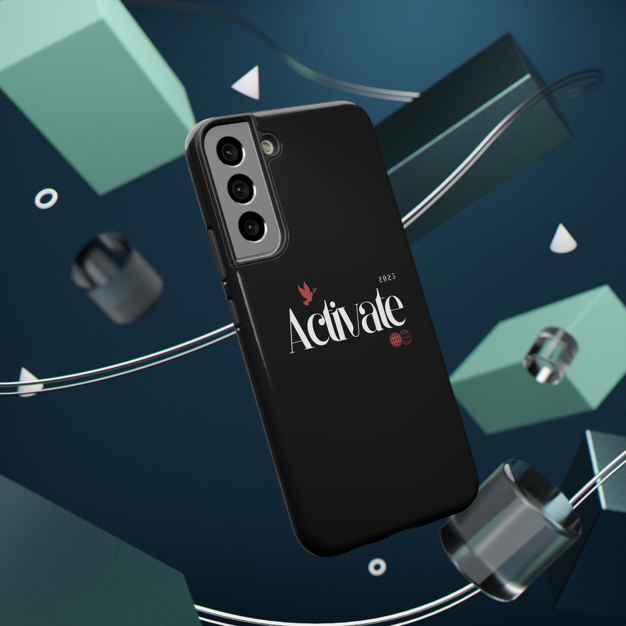 Stylish Impact-Resistant Phone Case - Activate Design, Modern Phone Accessories, Durable Cell Case, Gift for Tech Lovers, Trendy Phone Gear