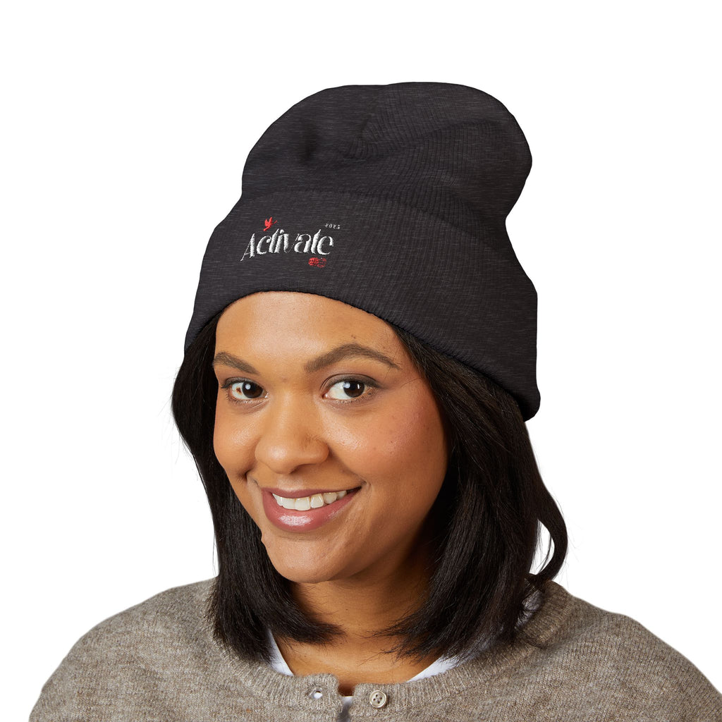 Classic Cuffed Beanie - Cozy Embroidered Beanie for Winter, Gift for Him/Her, Casual Style, Outdoor Adventures, Fashion Accessory