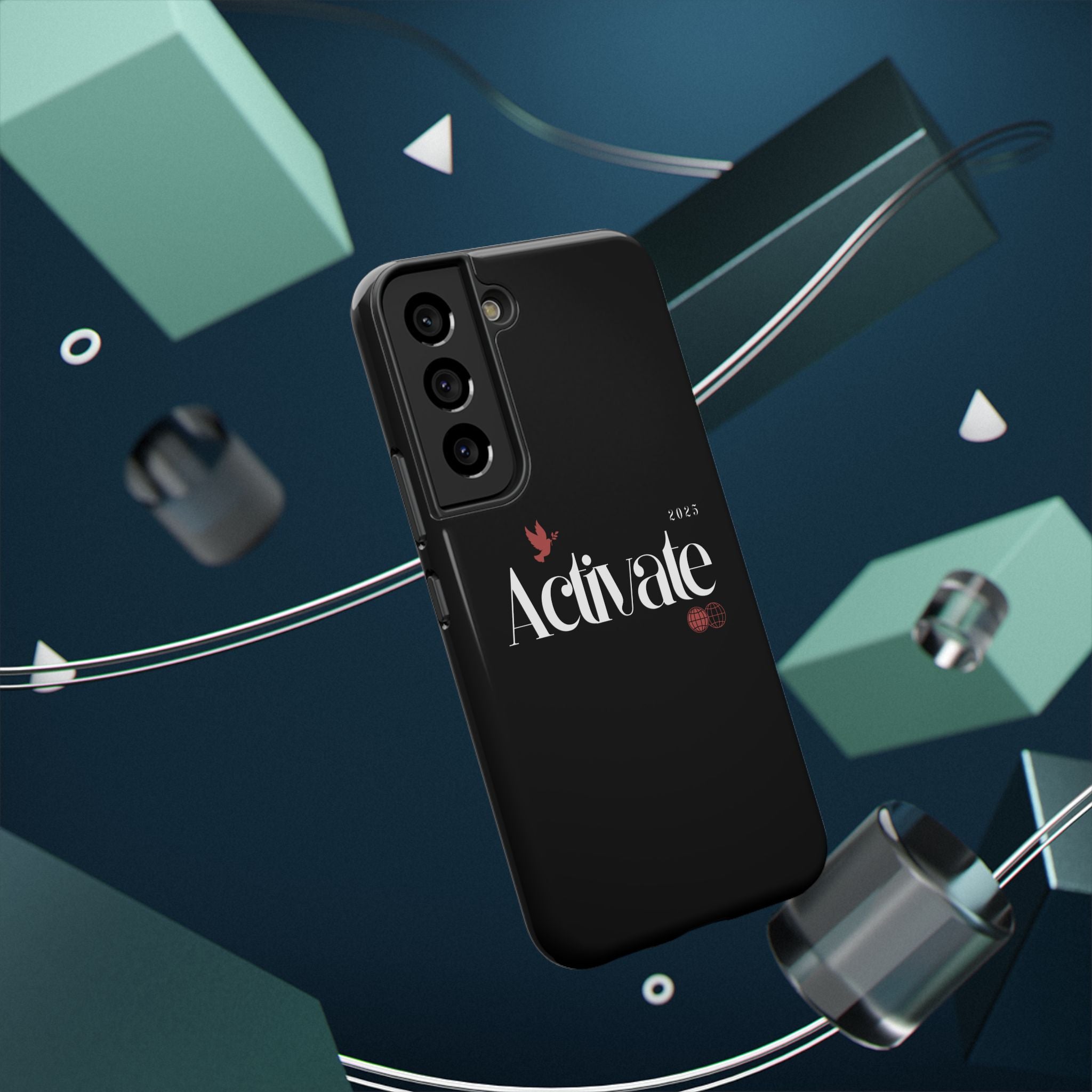 Stylish Impact-Resistant Phone Case - Activate Design, Modern Phone Accessories, Durable Cell Case, Gift for Tech Lovers, Trendy Phone Gear