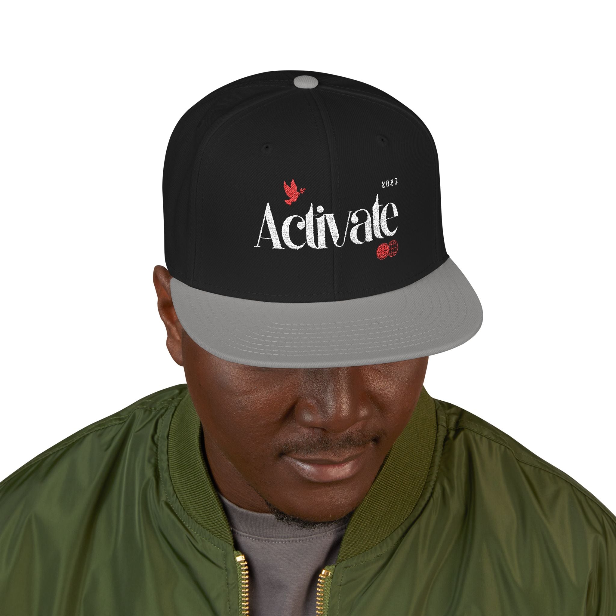 Trendy Embroidered Snapback Cap, Perfect for Casual Wear, Street Style, Gifts for Him/Her, Birthday Cap, Fashion Accessory
