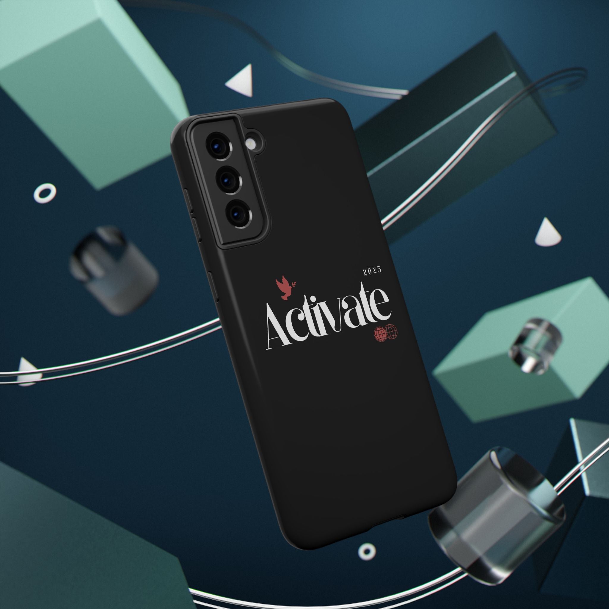 Stylish Impact-Resistant Phone Case - Activate Design, Modern Phone Accessories, Durable Cell Case, Gift for Tech Lovers, Trendy Phone Gear