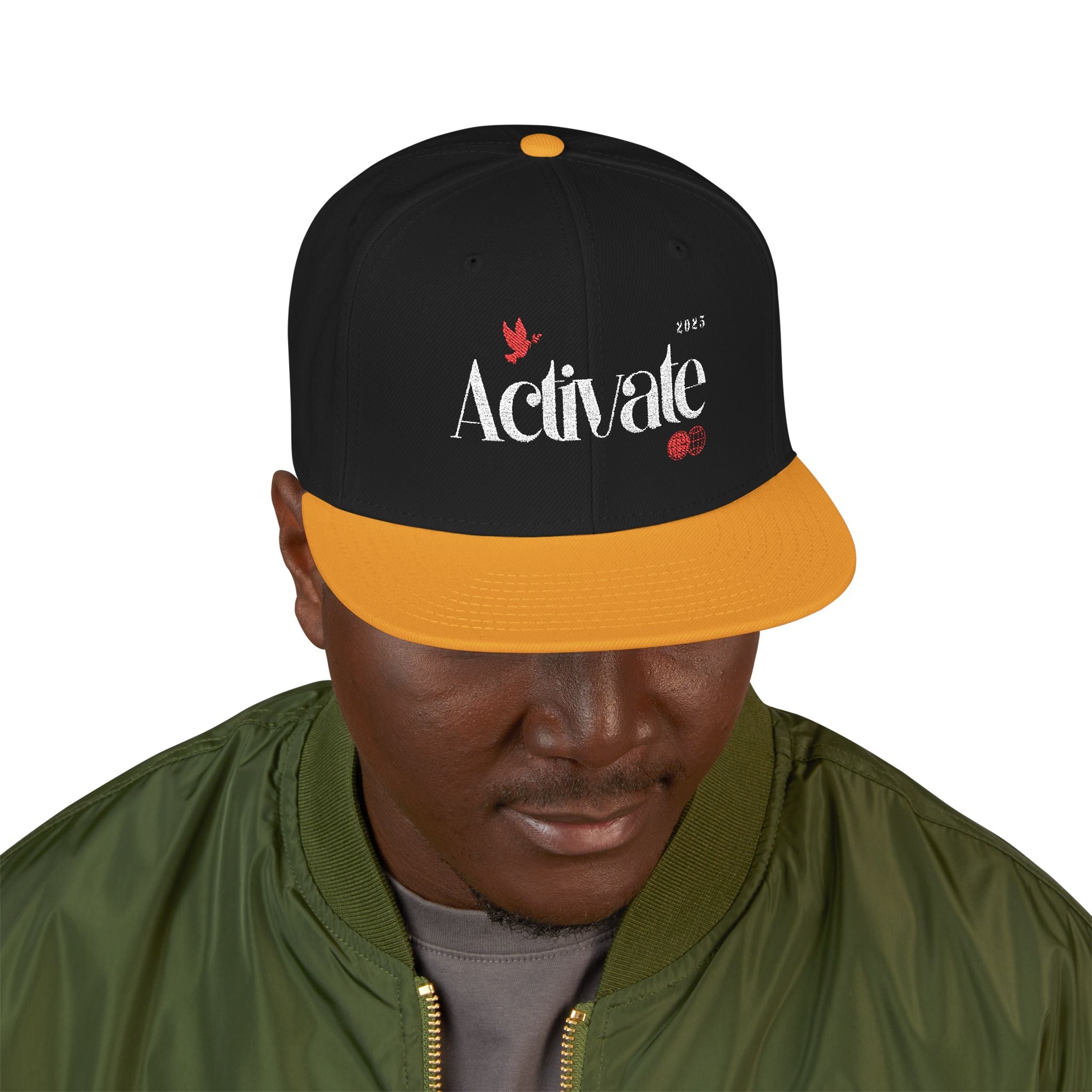 Trendy Embroidered Snapback Cap, Perfect for Casual Wear, Street Style, Gifts for Him/Her, Birthday Cap, Fashion Accessory