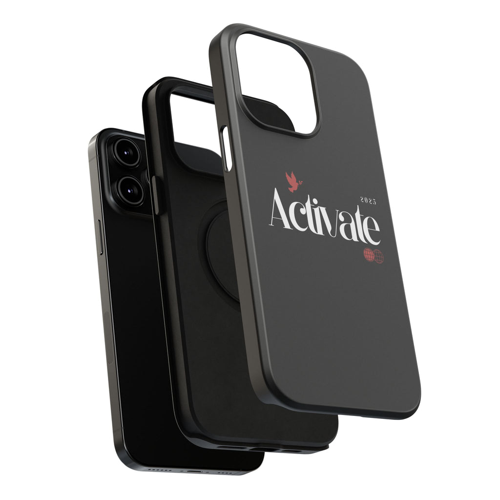 Stylish Impact-Resistant Phone Case - Activate Design, Modern Phone Accessories, Durable Cell Case, Gift for Tech Lovers, Trendy Phone Gear