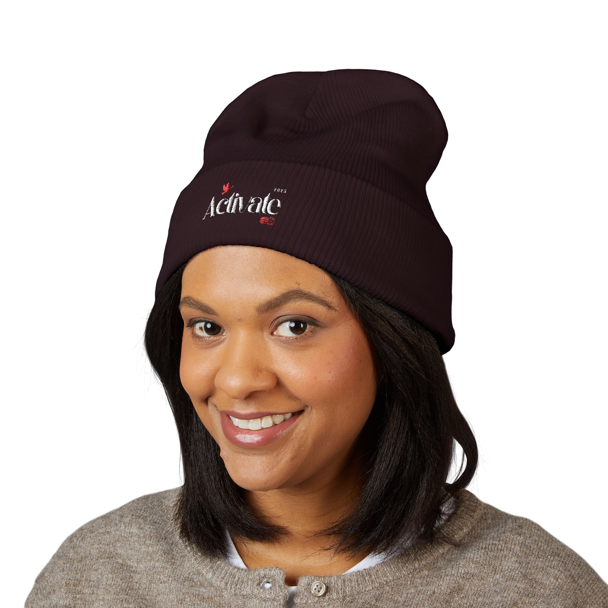 Classic Cuffed Beanie - Cozy Embroidered Beanie for Winter, Gift for Him/Her, Casual Style, Outdoor Adventures, Fashion Accessory