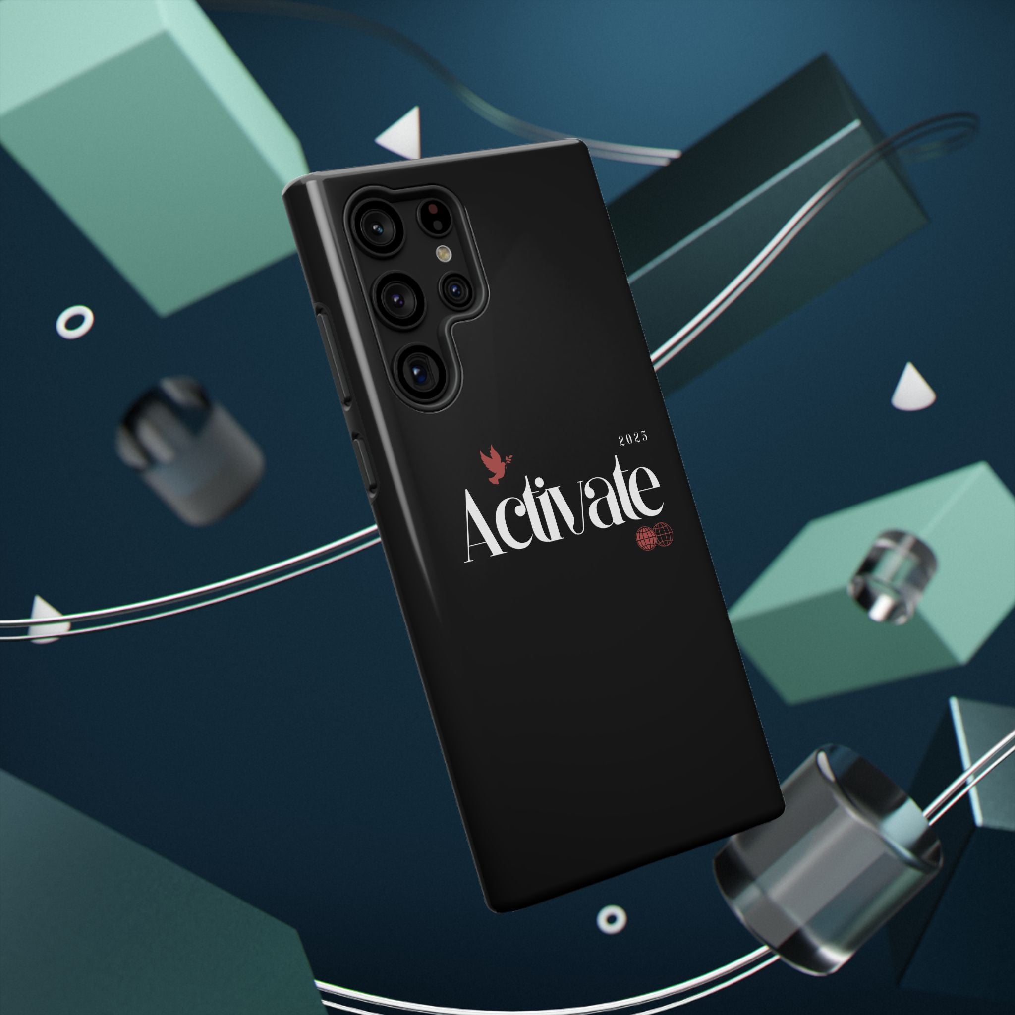 Stylish Impact-Resistant Phone Case - Activate Design, Modern Phone Accessories, Durable Cell Case, Gift for Tech Lovers, Trendy Phone Gear