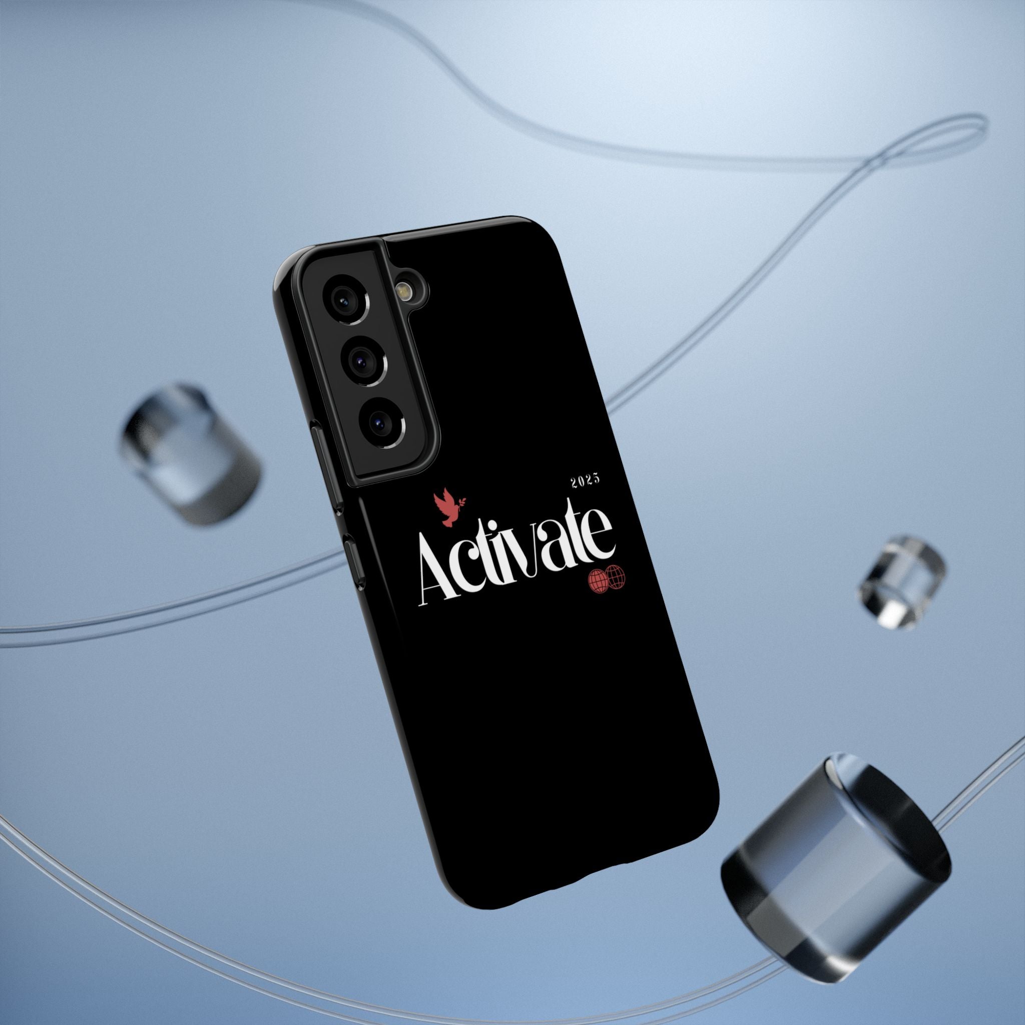 Stylish Impact-Resistant Phone Case - Activate Design, Modern Phone Accessories, Durable Cell Case, Gift for Tech Lovers, Trendy Phone Gear