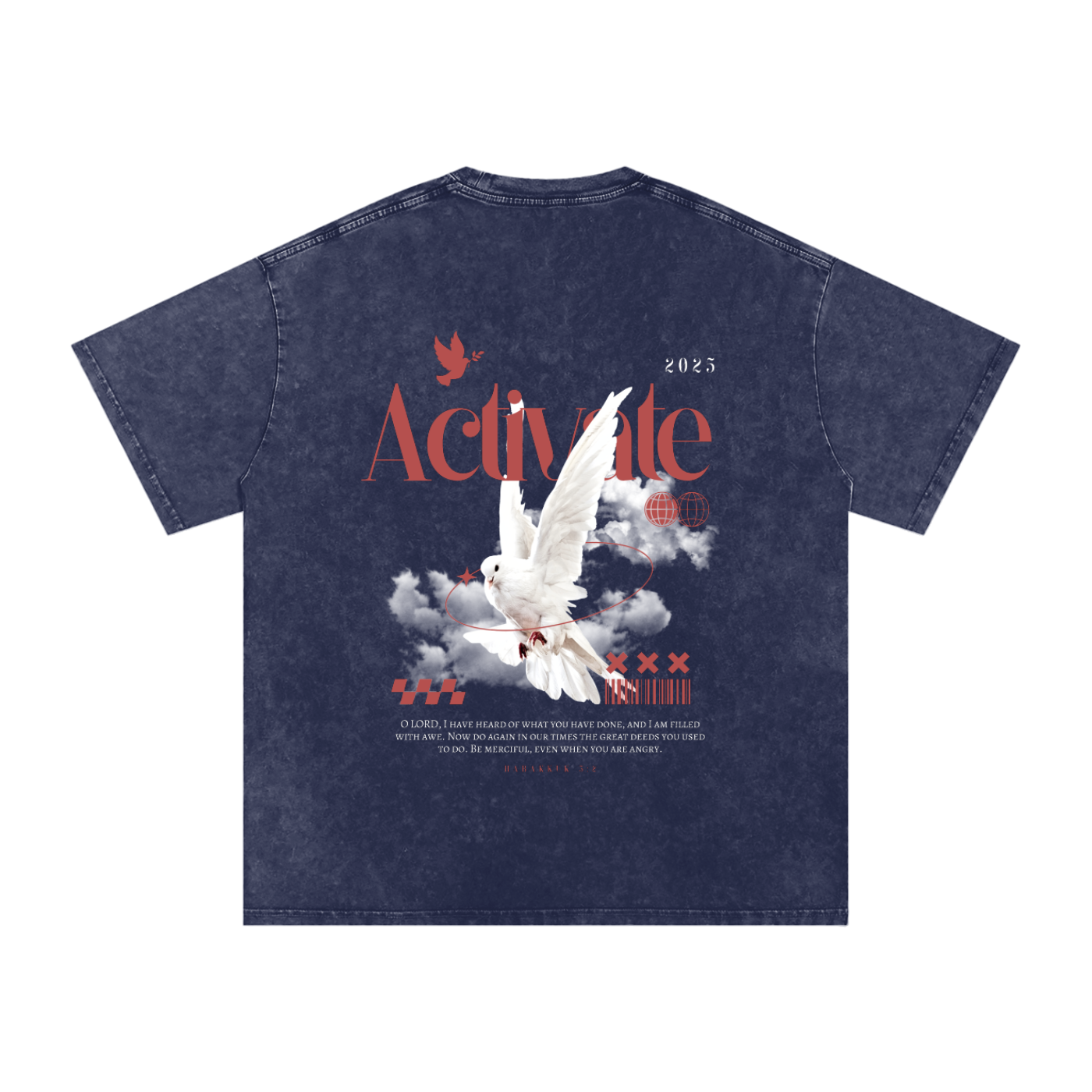 Acid Wash Oversize T-Shirt - 250 GSM