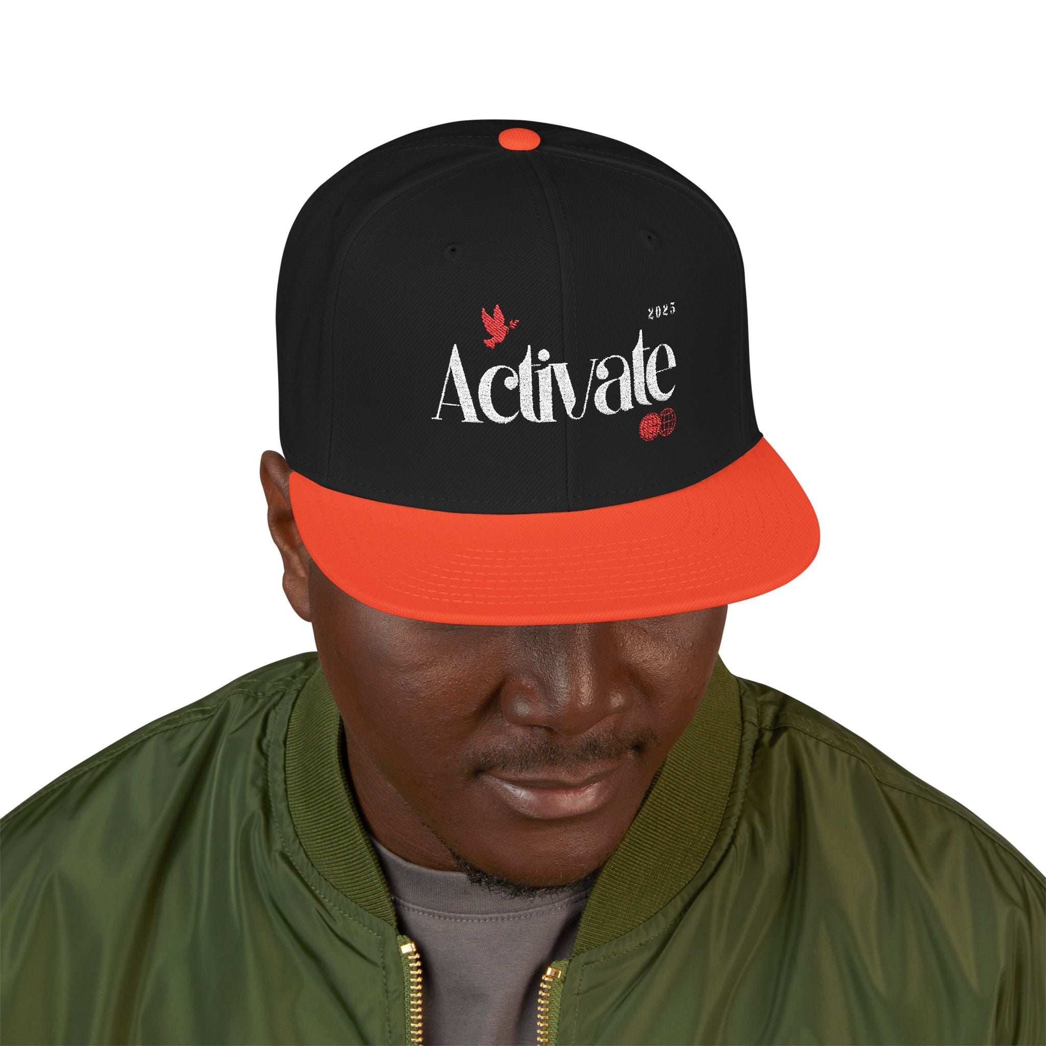 Trendy Embroidered Snapback Cap, Perfect for Casual Wear, Street Style, Gifts for Him/Her, Birthday Cap, Fashion Accessory
