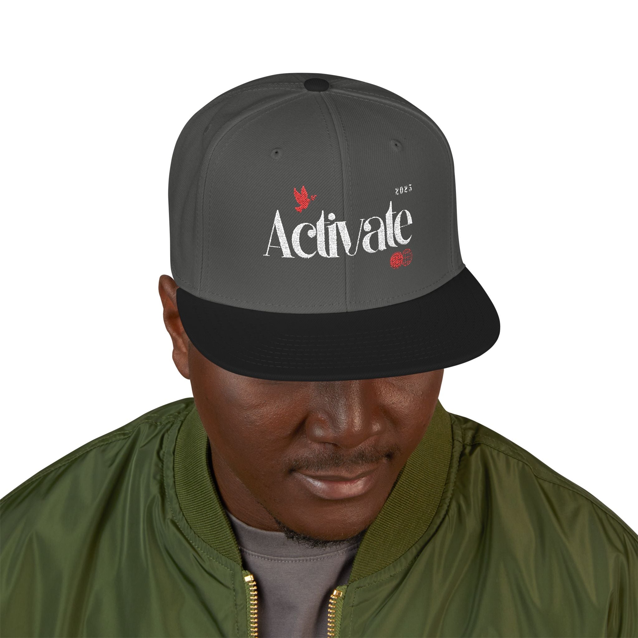 Trendy Embroidered Snapback Cap, Perfect for Casual Wear, Street Style, Gifts for Him/Her, Birthday Cap, Fashion Accessory