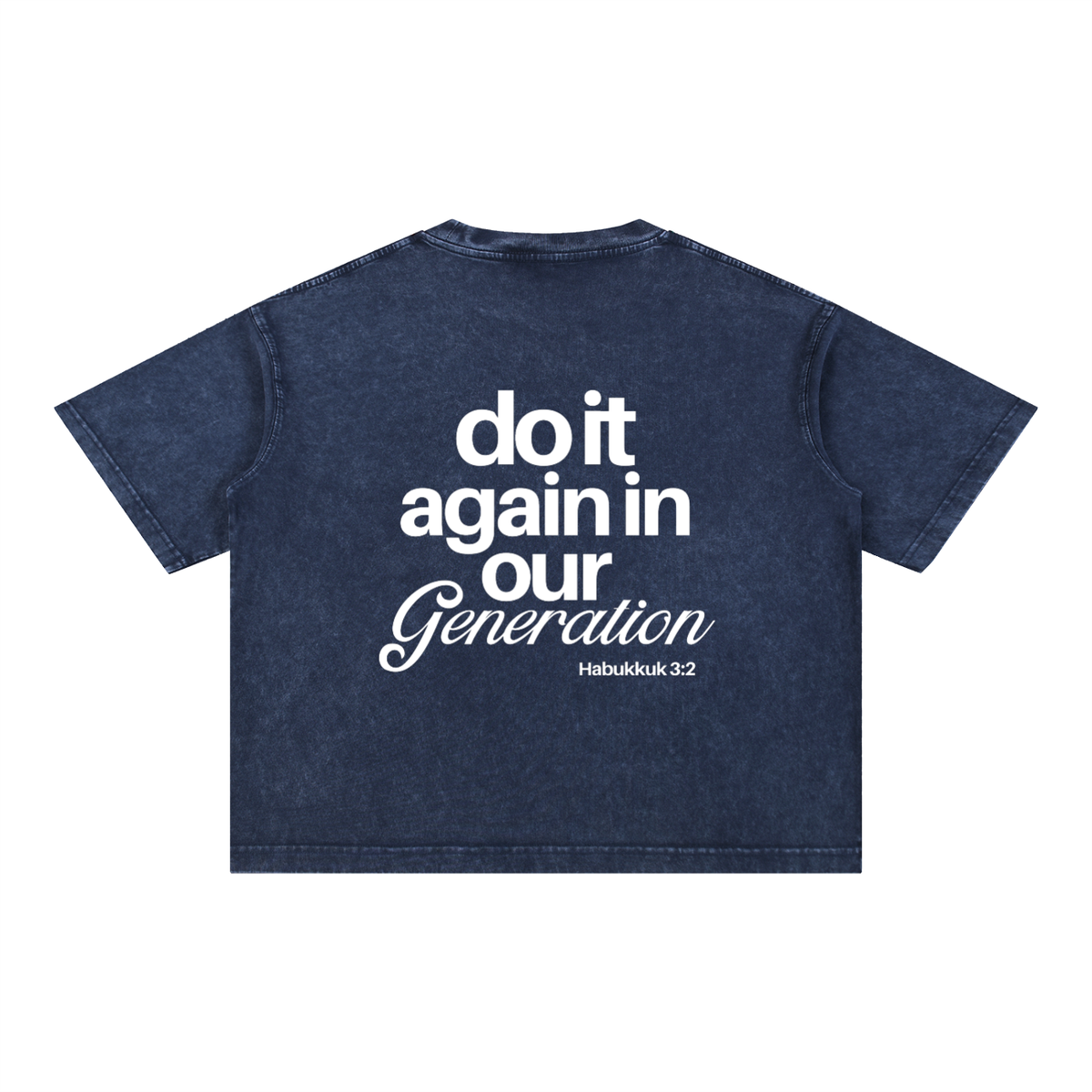 Do It Again (Red/White, Royal Blue/White, Dark Gray/White)
