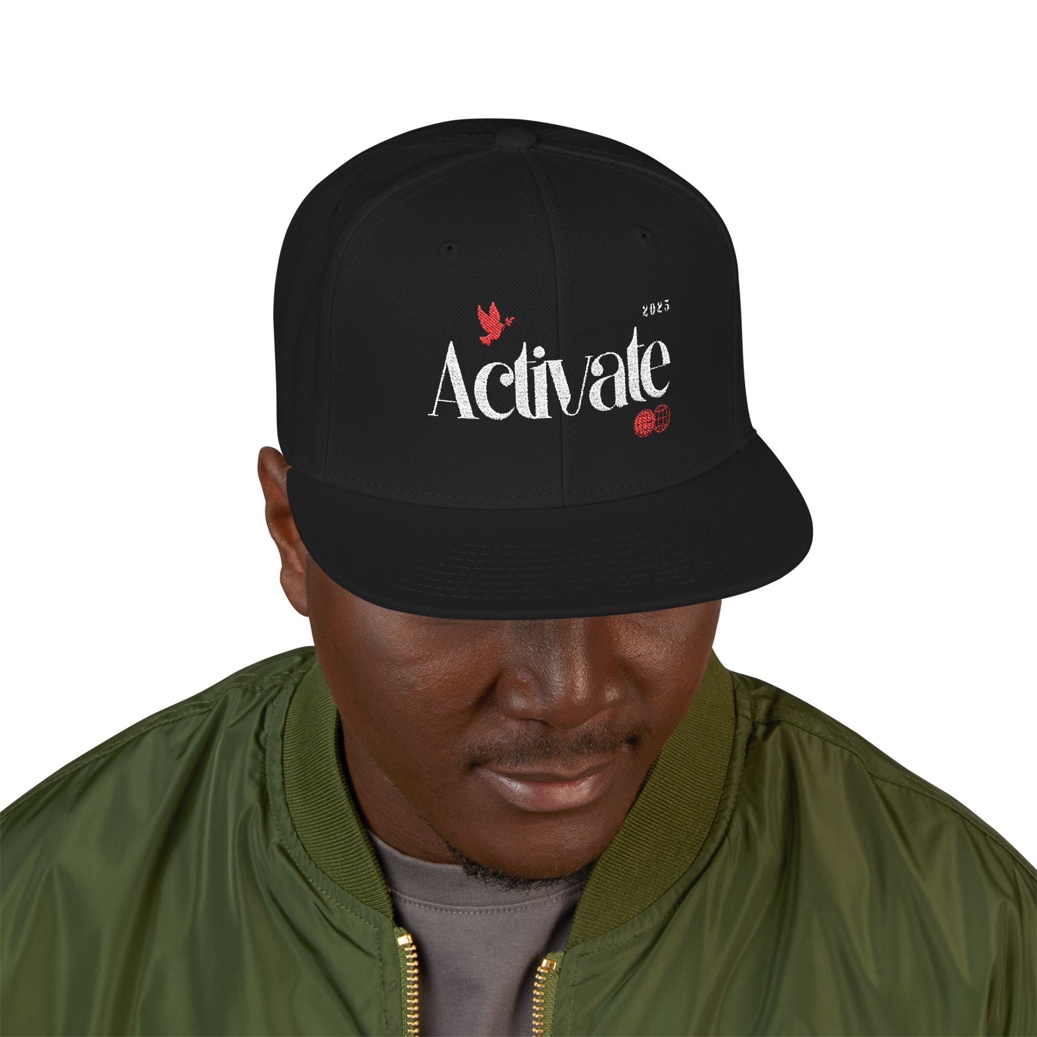 Trendy Embroidered Snapback Cap, Perfect for Casual Wear, Street Style, Gifts for Him/Her, Birthday Cap, Fashion Accessory