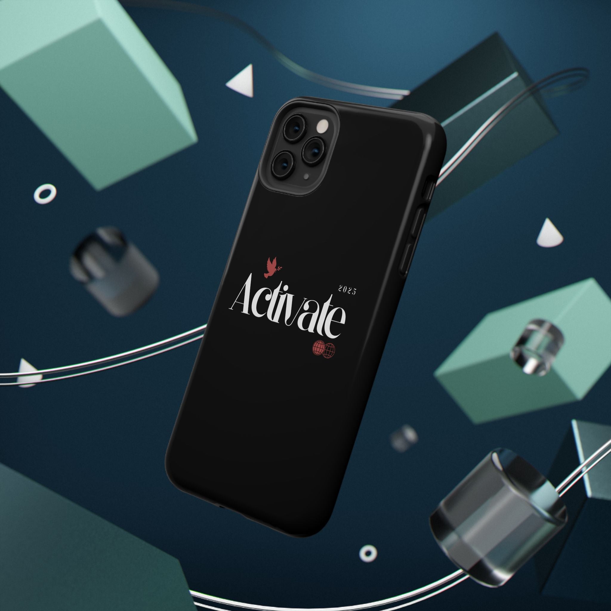 Stylish Impact-Resistant Phone Case - Activate Design, Modern Phone Accessories, Durable Cell Case, Gift for Tech Lovers, Trendy Phone Gear