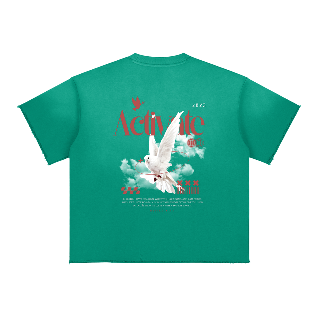 Sun Fade Raw Edge T-Shirt