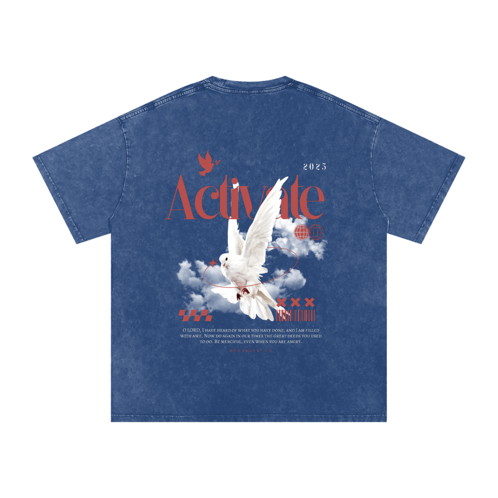 Acid Wash Oversize T-Shirt - 250 GSM