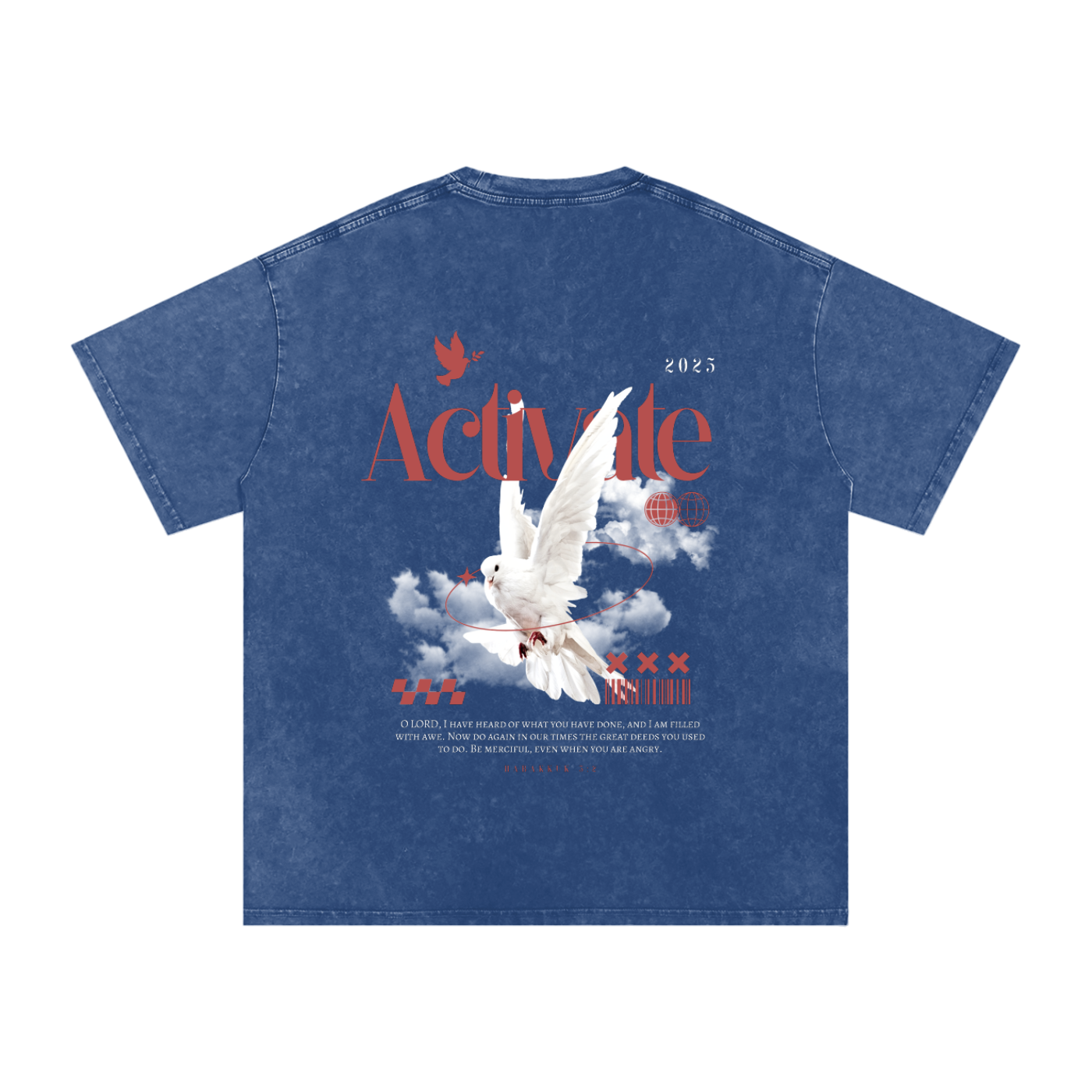 Acid Wash Oversize T-Shirt - 250 GSM
