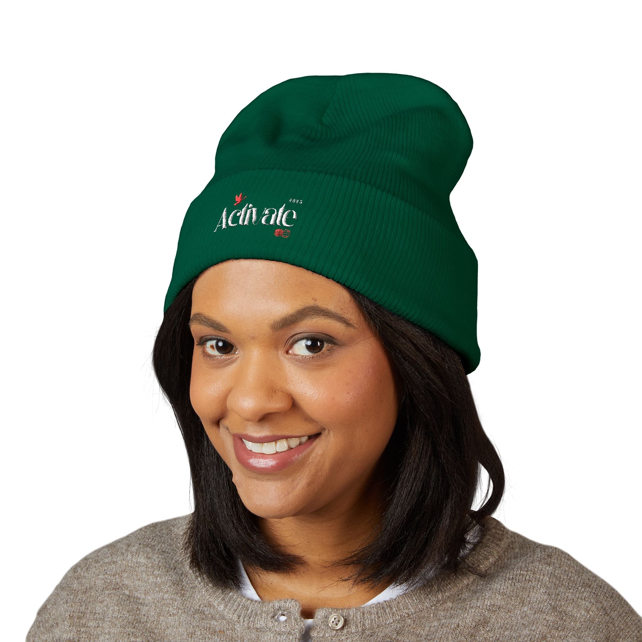 Classic Cuffed Beanie - Cozy Embroidered Beanie for Winter, Gift for Him/Her, Casual Style, Outdoor Adventures, Fashion Accessory