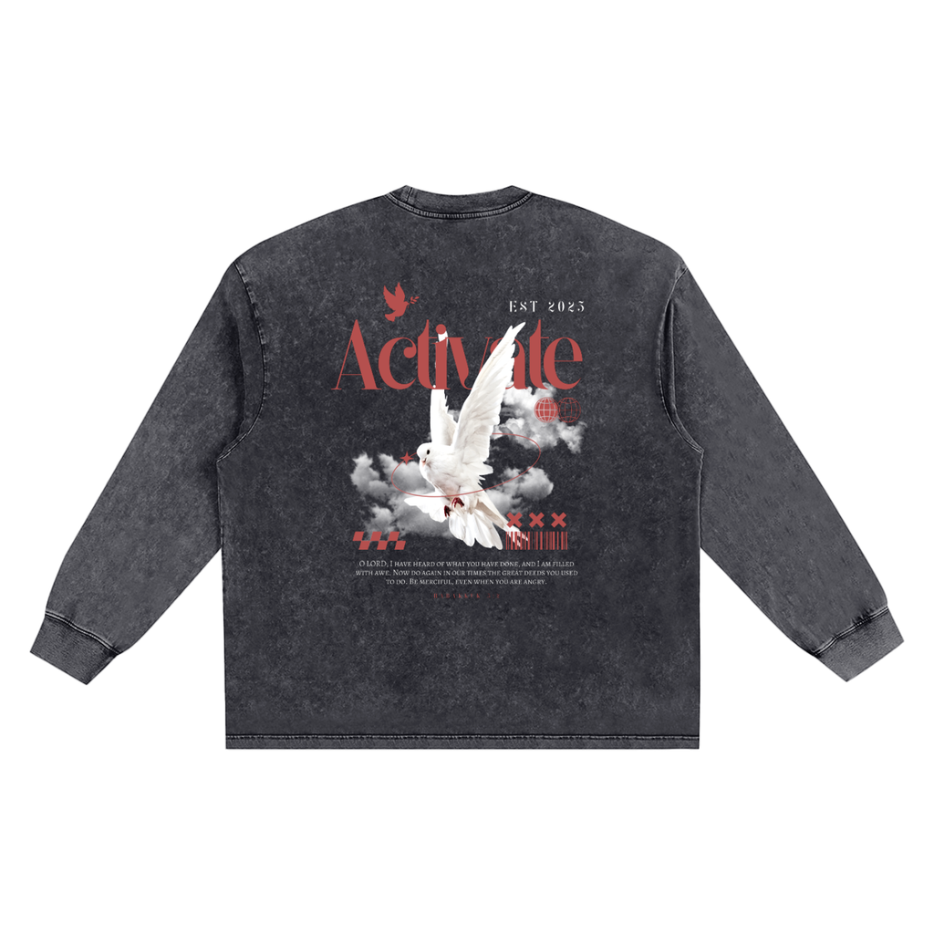 Activate Long Sleeve (Royal Blue, Black)