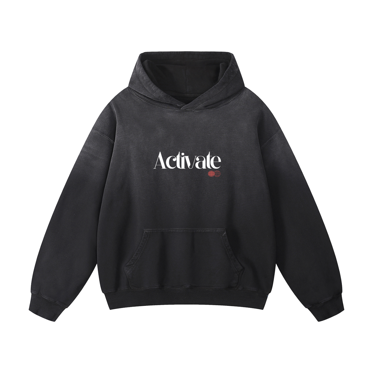 Activate Oversized Hoodie (Jeans Blue, Black, Gray Blue)
